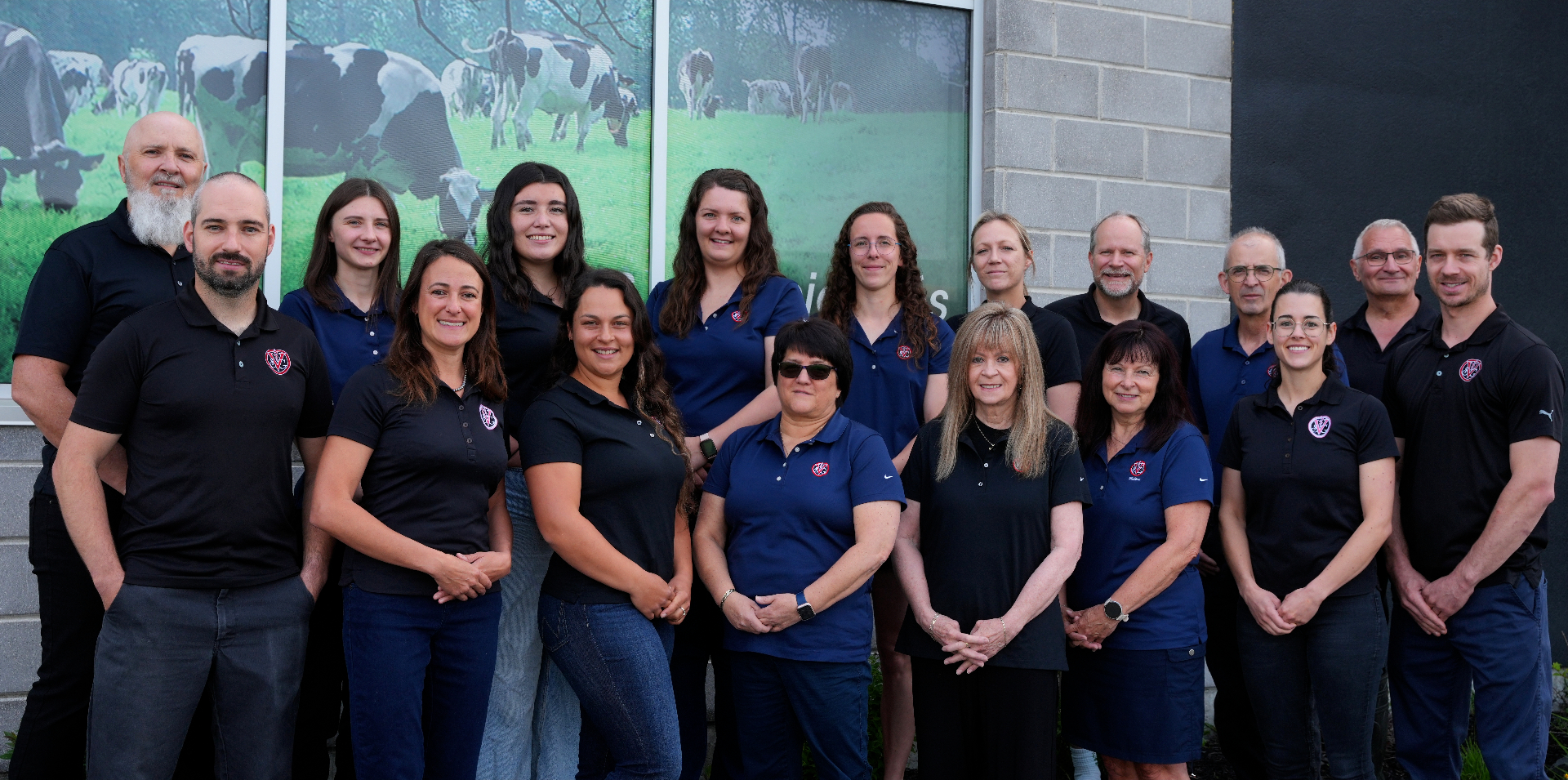 Photo officielle de l'équipe vétérinaire de la Clinique Vétérinaire de Saint-Georges